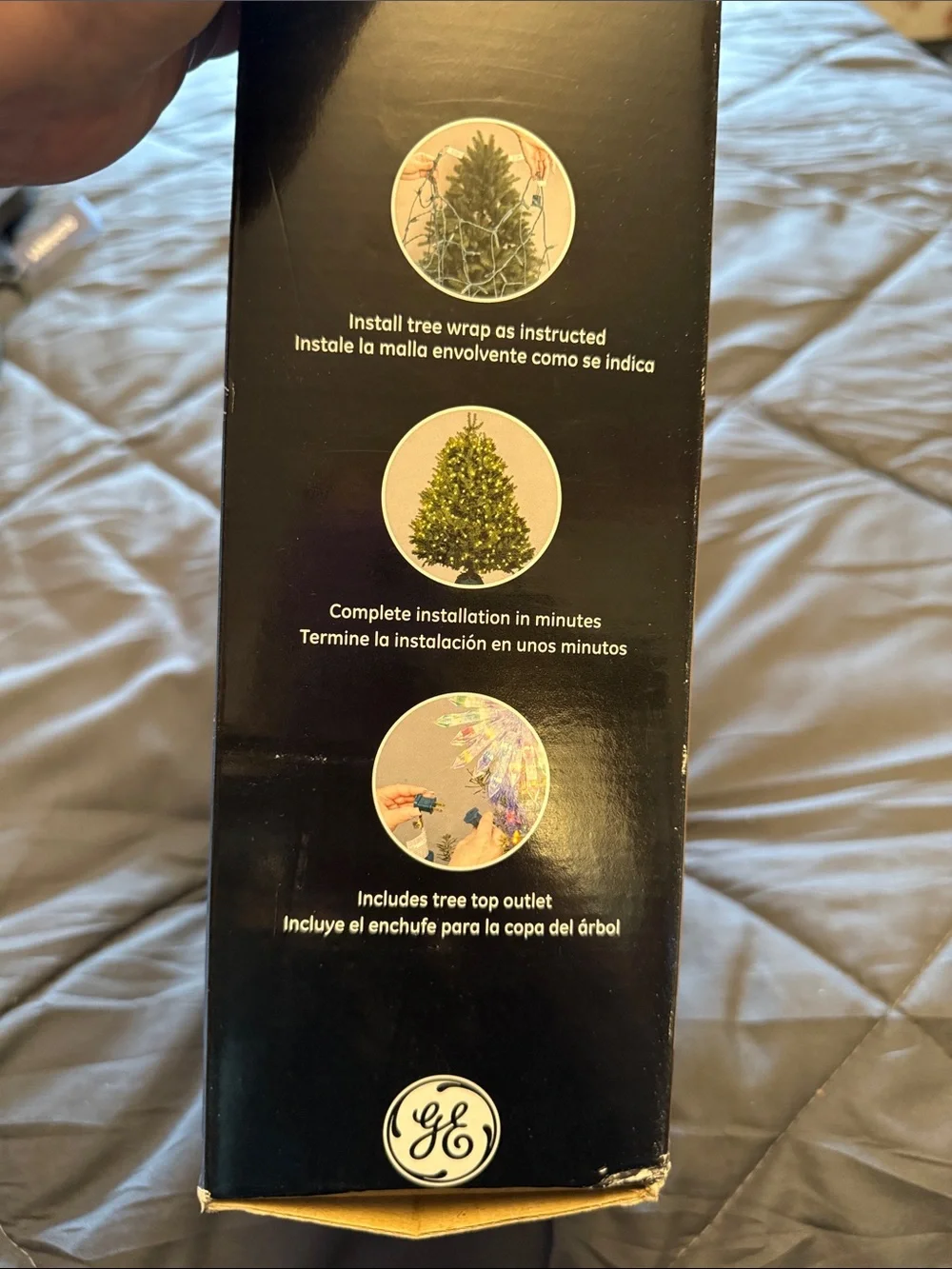 🎄 GE 400 LED EZ Light Tree Wrap Lights - Multi NEW